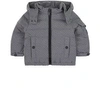 BURBERRY BURBERRY GREY MONOGRAM PRINT DOWN JACKET,8032844-A1879