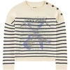 Zadig & Voltaire Girls' Ava Wool Blend Graphic Sweater - Little Kid, Big Kid In Cream