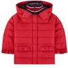 DOLCE & GABBANA DOLCE & GABBANA RED BRANDED PUFFER JACKET,L5JBIU-G7WWG-R0026