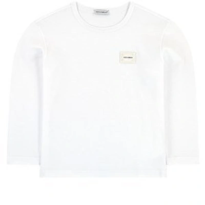 Dolce & Gabbana Kids' Mini Me Logo T-shirt White