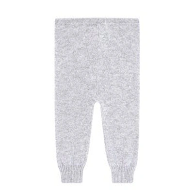 Bonpoint Kids' Cashmere Leggings Gray In Grey