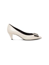 SAINT LAURENT ANAIS PUMPS IN SMOOTH LEATHER WITH BOW
