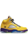 Jordan Air  5 Retro "what The" Sneakers In Yellow