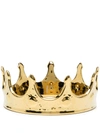 Seletti Porcelain Gold Crown In Gold