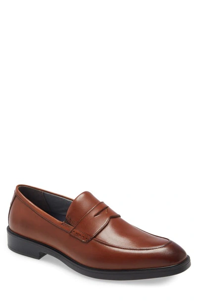 Johnston & Murphy Men\'s XC4 Maddox Penny Tan Leather Loafers s-l400.jpg main image 3