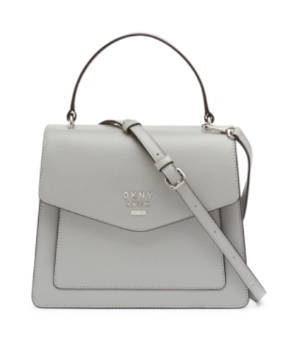 Dkny Whitney Top-handle Satchel, Created For Macy's In Grey Melange