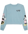 DISNEY JUNIORS' MICKEY & MINNIE MOUSE LONG-SLEEVED GRAPHIC T-SHIRT