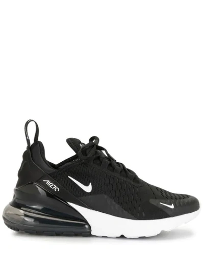 Nike Air Max 270 Sneakers In Black In White