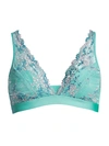 Wacoal Embrace Lace Soft Cup Wireless Bra 852191 In Bristol Blue Multi