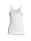 Skin Rasia Cotton-jersey Pyjama Tank Top In White