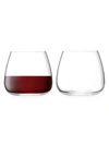 LSA WINE CULTURE TWO-PIECE STEMLESS WINE GLASS SET,400099094602