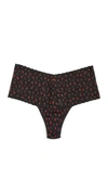 HANKY PANKY CROSS DYED LEOPARD RETRO THONG