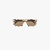 SAINT LAURENT MULTICOLOURED 402 SQUARE ANIMAL PRINT SUNGLASSES,SL40216058218