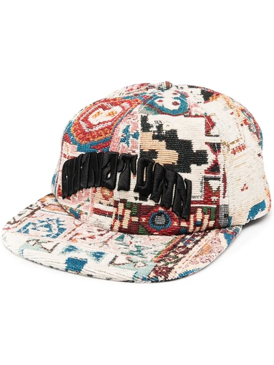 Chinatown Market Rug Dealer-print Cotton Cap In Black