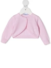 Siola Knitted Long Sleeve Cardigan In Pink