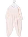 Siola Diamond-knit Pattern Pyjamas In Pink