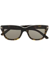Tom Ford Square-frame Sunglasses In Brown