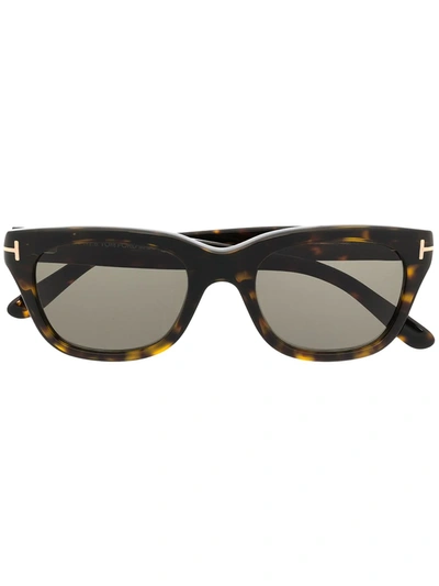 Tom Ford Square-frame Sunglasses In Brown