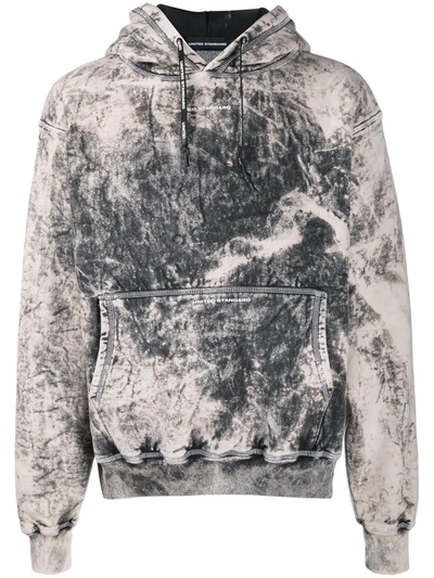 United Standard Acid Wash Hoodie In Black