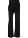 Slvrlake London Shadow Straight-leg Jeans In Shadow Ridge Destructed