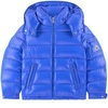 MONCLER MONCLER BLUE MAYA PUFFER JACKET,41A12520-68950-709