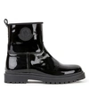 MONCLER MONCLER BLACK PATENT LEATHER BOOTS,44G70110-02SM6-999