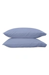 Matouk Nocturne 600 Thread Count Pillowcase In Azure