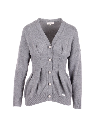 Jovonna London Winslow Viscose Sweater In Grey