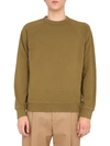 YMC YOU MUST CREATE RAGLAN SWEATSHIRT,P7PAO Y010OLIVE