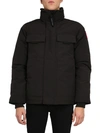 Canada Goose Macmillan Padded Parka Jacket In Nero