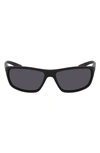 Nike Unisex Adrenaline Ev0605 64mm Sunglasses In Black