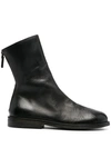 MARSÈLL CHUNKY ZIP-UP LEATHER BOOTS