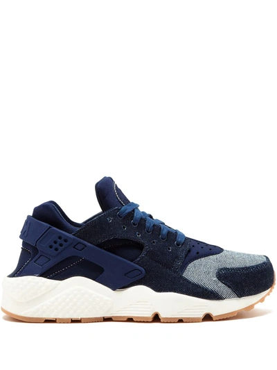 Nike Air Huarache Run Sneakers In Blue