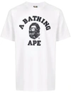 A BATHING APE CAMO COLLEGE T-SHIRT