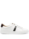 LOW BRAND CONTRASTING BAND LOW-TOP SNEAKERS