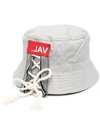 VAL KRISTOPHER DRAWSTRING DETAIL BUCKET HAT