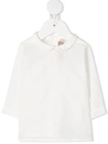 La Stupenderia Textured Spot Blouse In White