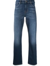 7 For All Mankind Slimmy Airweft Jeans In Perennial Wash In Blue