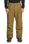 Quiksilver Men's Porter Shell Pants In Military Olive