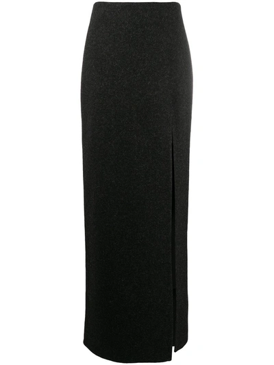 Miu Miu High-waist A-line Skirt In Grey