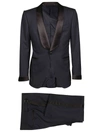 Tom Ford Classic Smoking Suit In Blue