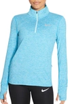 NIKE ELEMENT HALF ZIP PULLOVER,CU3220