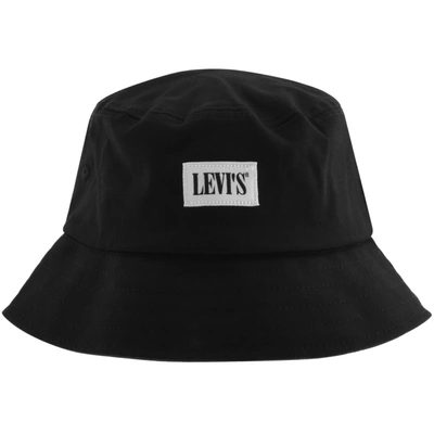 Levi's Bucket Hat In Black With Pocket