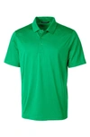 Cutter & Buck Prospect Drytec Performance Polo In Kelly Green