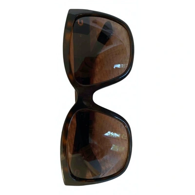 Pre-owned Dolce & Gabbana Brown Sunglasses