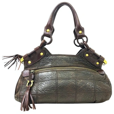 Pre-owned Ferragamo Brown Leather Handbag