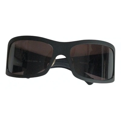 Pre-owned Romeo Gigli Black Metal Sunglasses