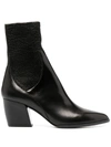 Pierre Hardy Sock Style Boots In Black