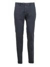 Briglia 1949 Tailored Cut Creased Trousers In Blue