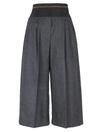BRUNELLO CUCINELLI LOOSE FIT PANTS IN GREY